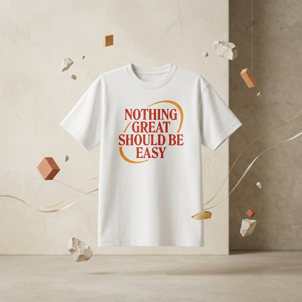 Nothing Great Should Be Easy.